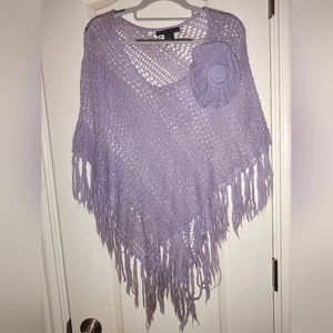 Poncho juniors size large/xl